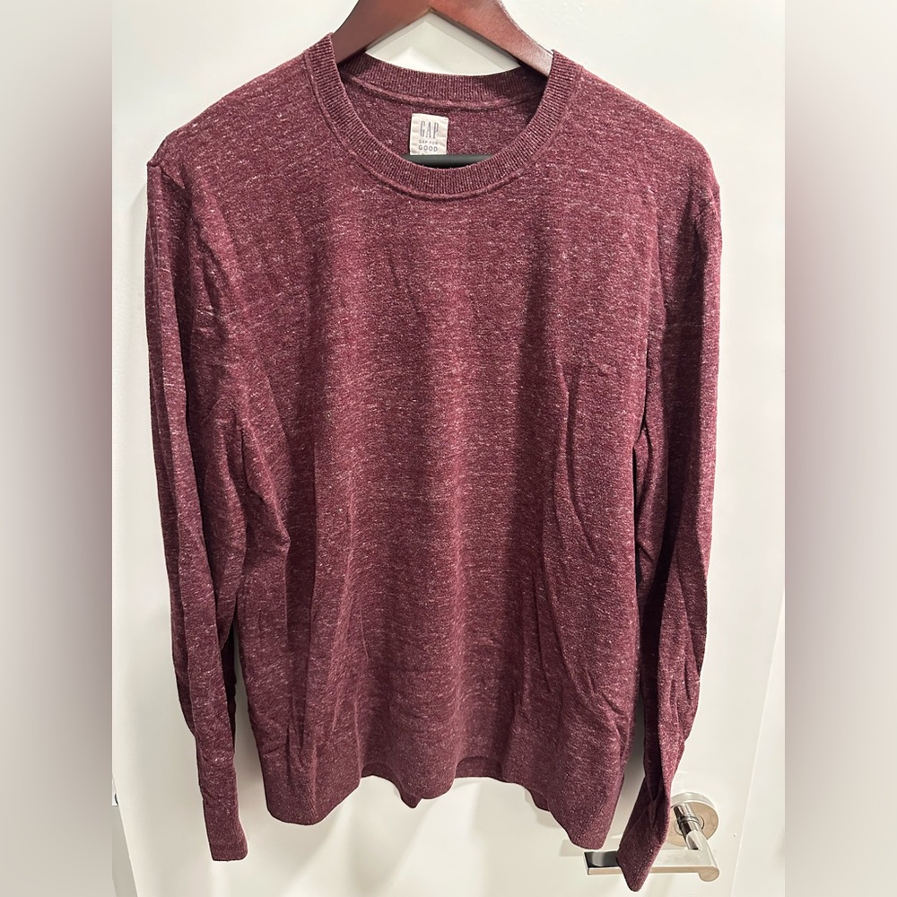GAP Burgundy Knit Sweater